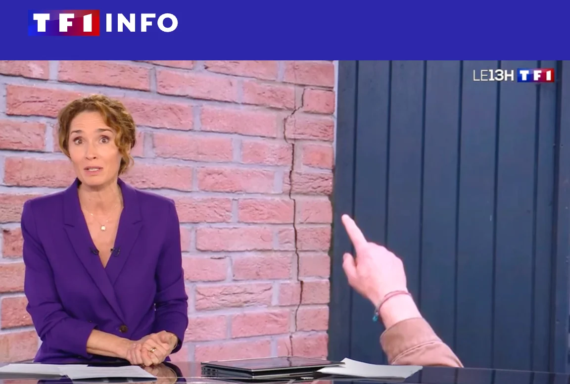 Reportage TF1 sur le RGA et le bilan du dispositif d'aide aux maisons fissurées