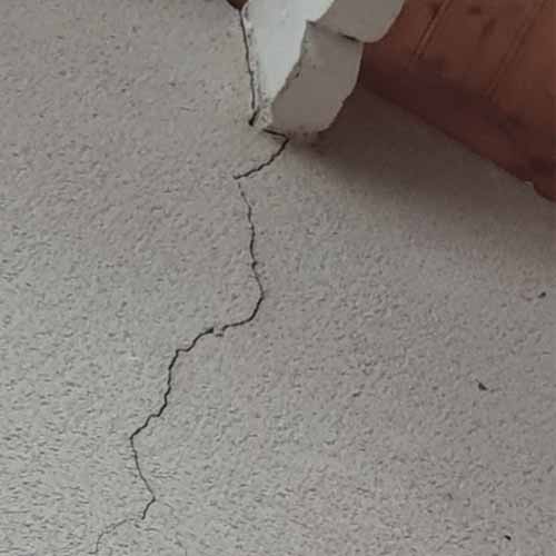 Lézarde - fissure majeure > 5 mm